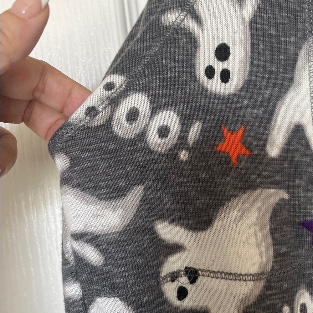 Boo! Ghost Elastic Waist Pajama Bottoms - Picture 3 of 4